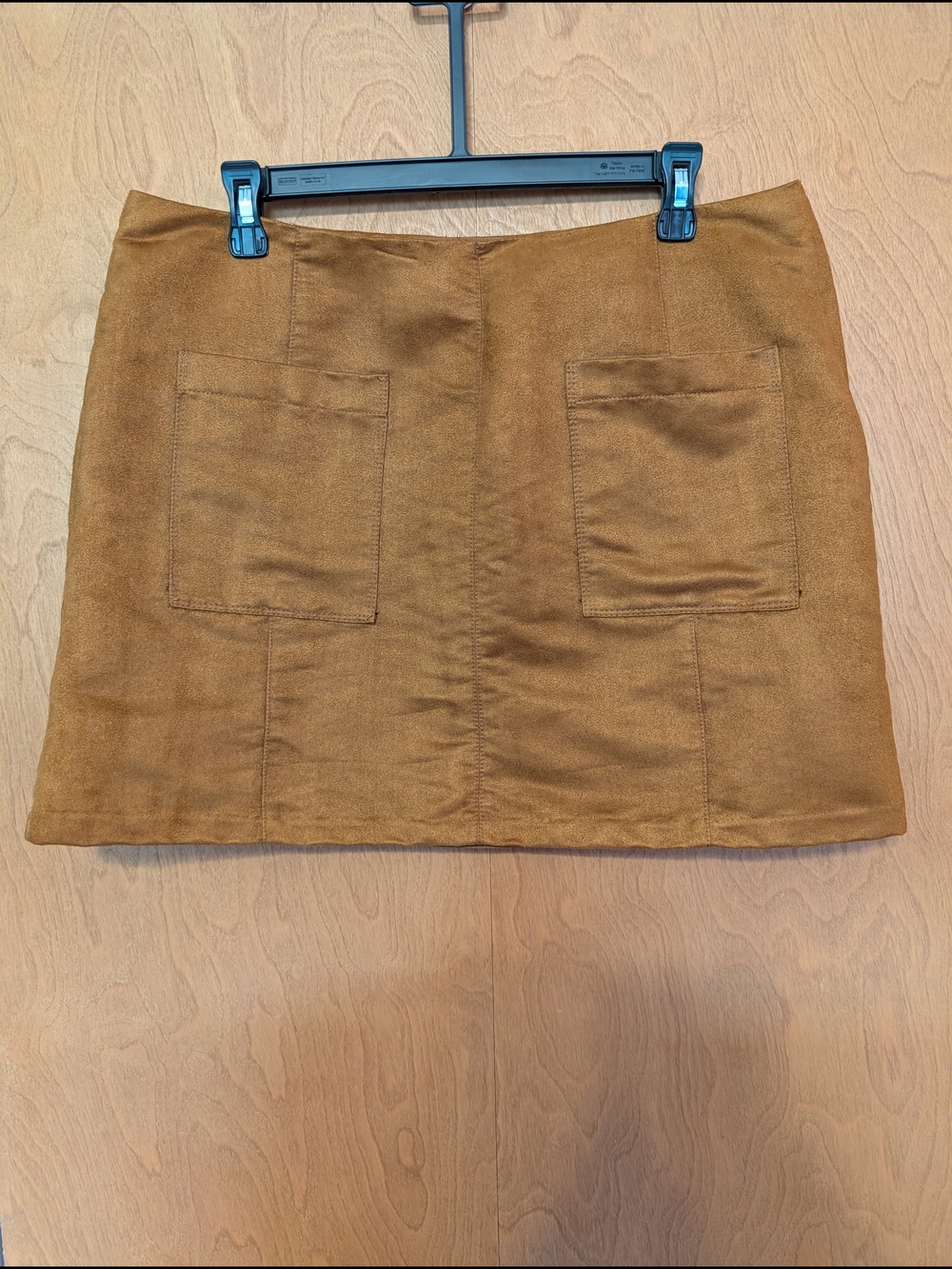 Old Navy Camel Brown  Faux Suede Pocket Mini Skirt Size 10 Womens
